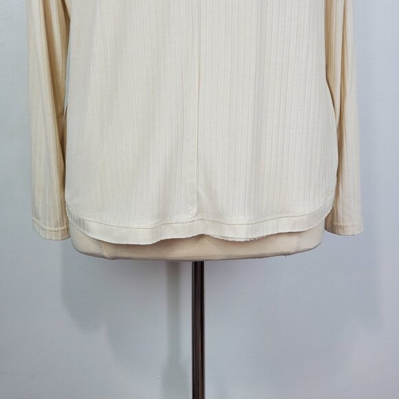 Jane + Delancey Casual V-Neck Button Detail Stretchy Minimalist Top NEW NWT XL - Picture 11 of 16